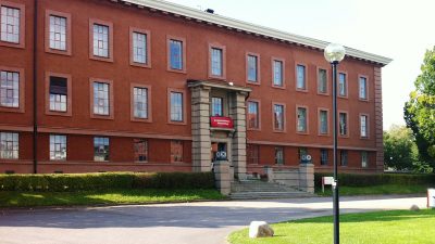 Utsidan av Evolutionsmuseet i Uppsala.